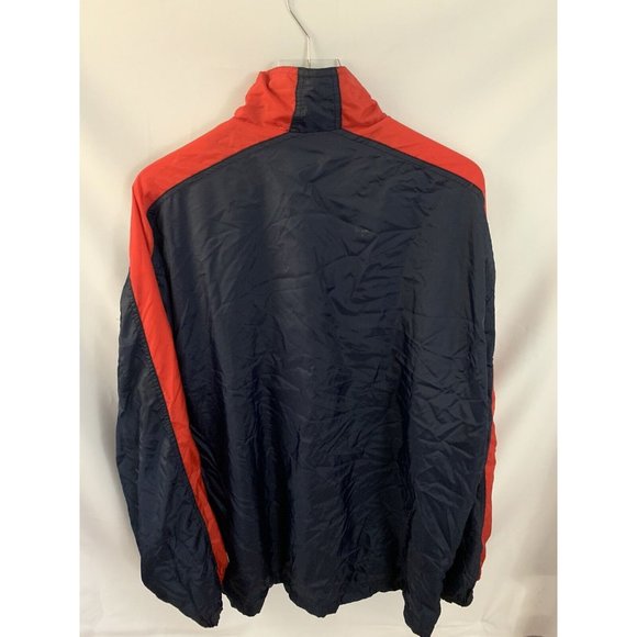 Fila XL Men’s Red/Navy Shell Nylon Full Zip Windreaker Jacket - Picture 4 of 7
